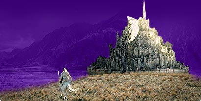 Gandalf auf dem Weg nach Minas Tirith